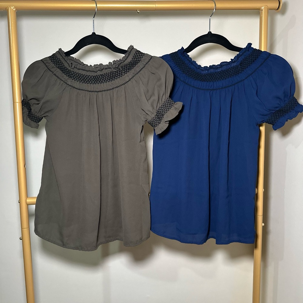 Offshoulder tops buddle